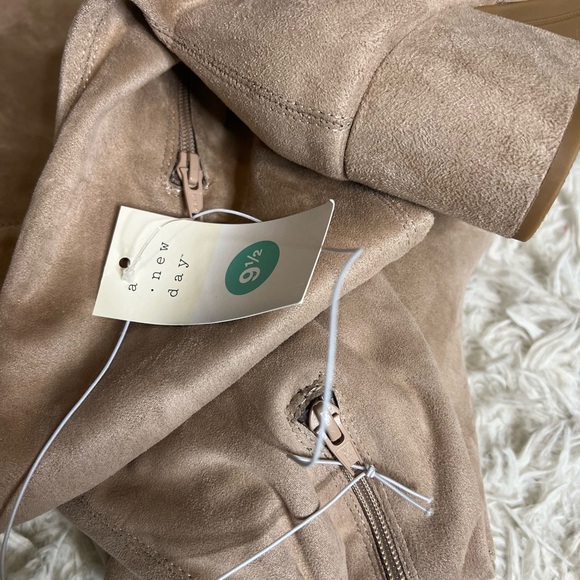 A New Day Women's Greta Tall Dress Boots - Beige size 9.5 & 6 Available - Picture 9 of 11